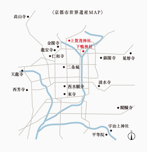 京都市世界遺産MAP
