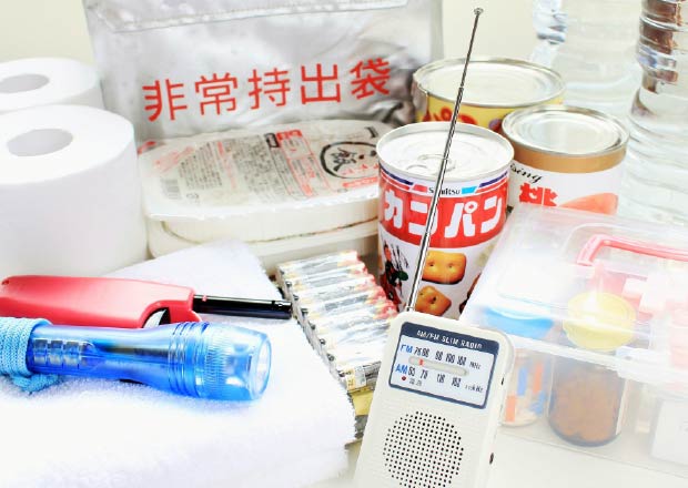 防災用品のイメージ