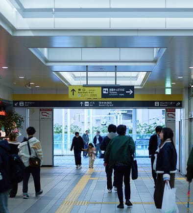 茨木駅構内