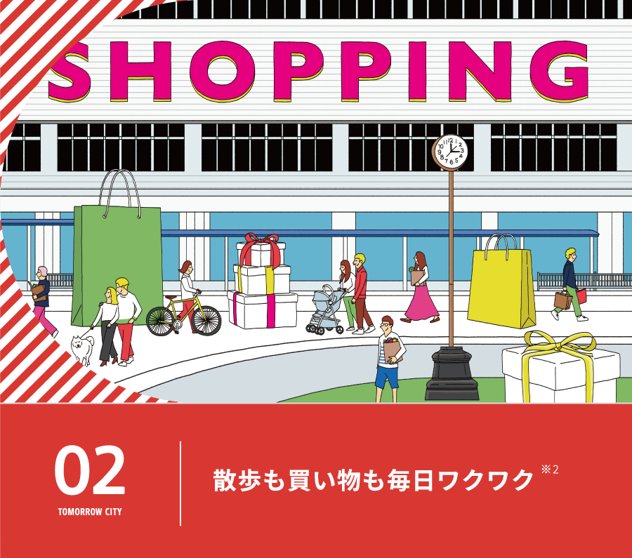散歩も買い物も毎日ワクワク