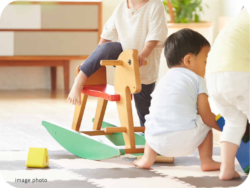 雨の日も遊べるキッズコーナー