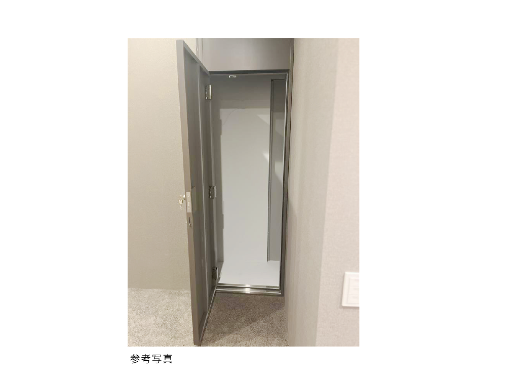 大きな荷物を収納できる全戸設置のトランクルーム