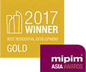 BEST RESIDENTAL DEVELOPMENT 金賞受賞