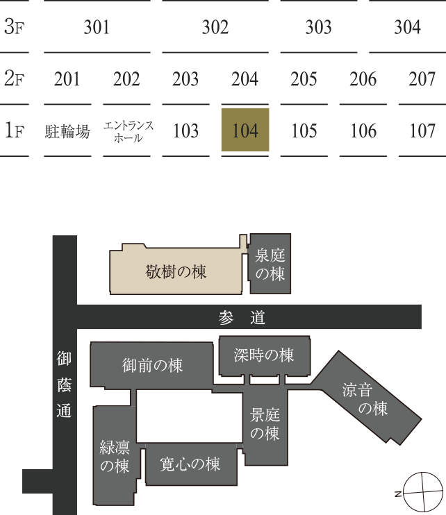 敷地配置図